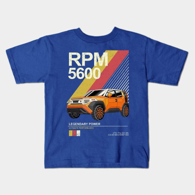 Toyota FT-4X SUV Concept Kids T-Shirt by Guyvit